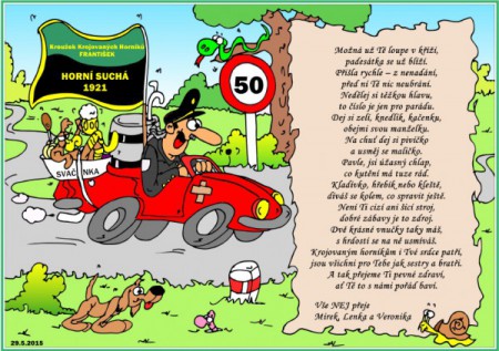 originální přání k 50. narozeninám